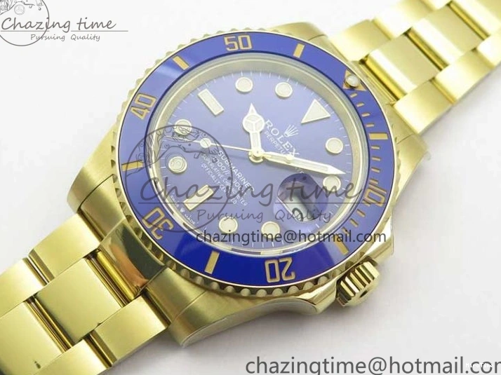 MiroTime 0506 Submariner 41mm 126618 LB YG BP Maker Best Edition Blue Dial on YG Bracelet DailyWear 2572